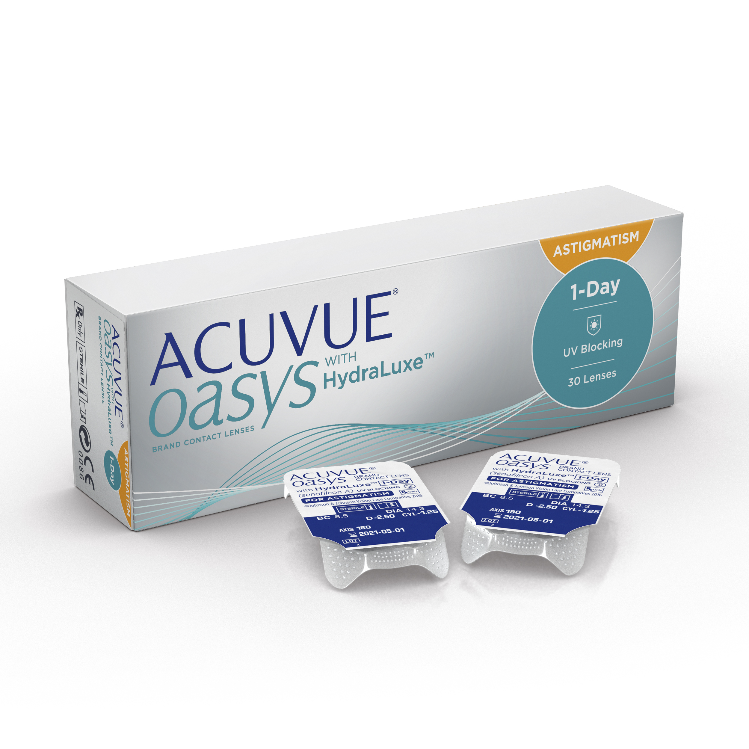 ACUVUE OASYS® 1DAY with HydraLuxe™ Technology for