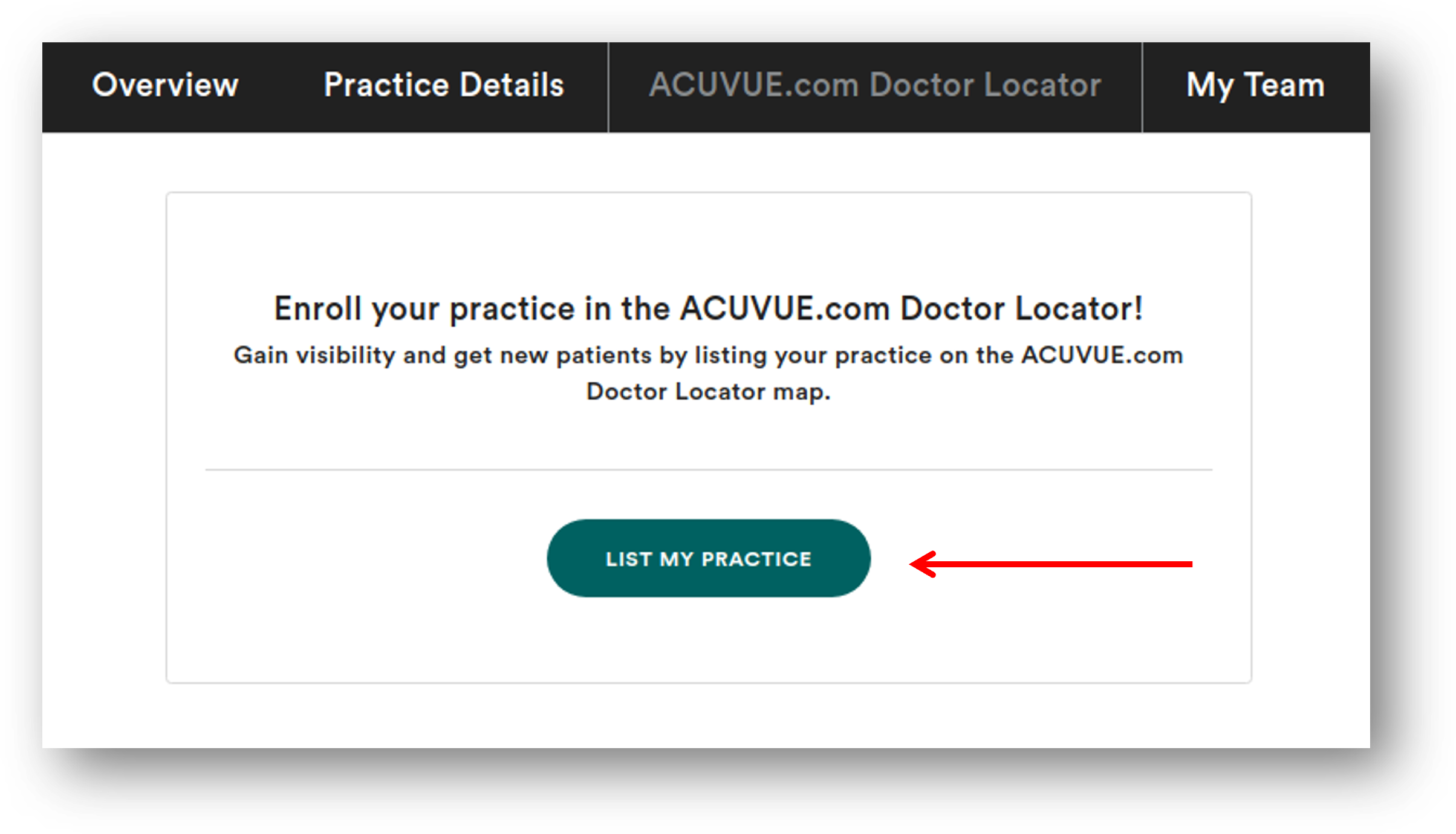 Find A Doctor List Your Practice Step 2 Screenshot