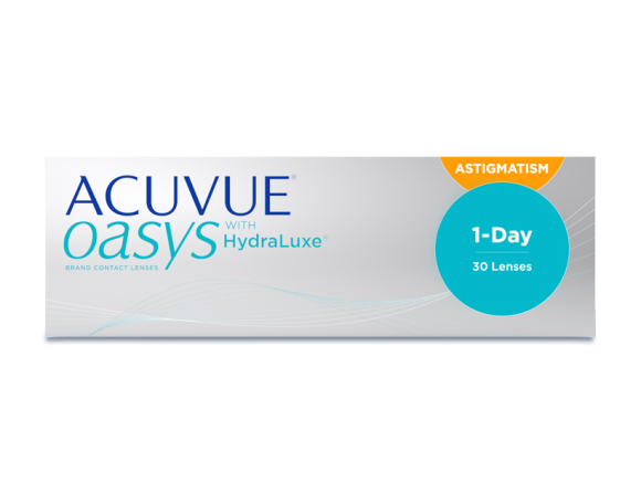 ACUVUE OASYS® 1-DAY for ASTIGMATISM (front)